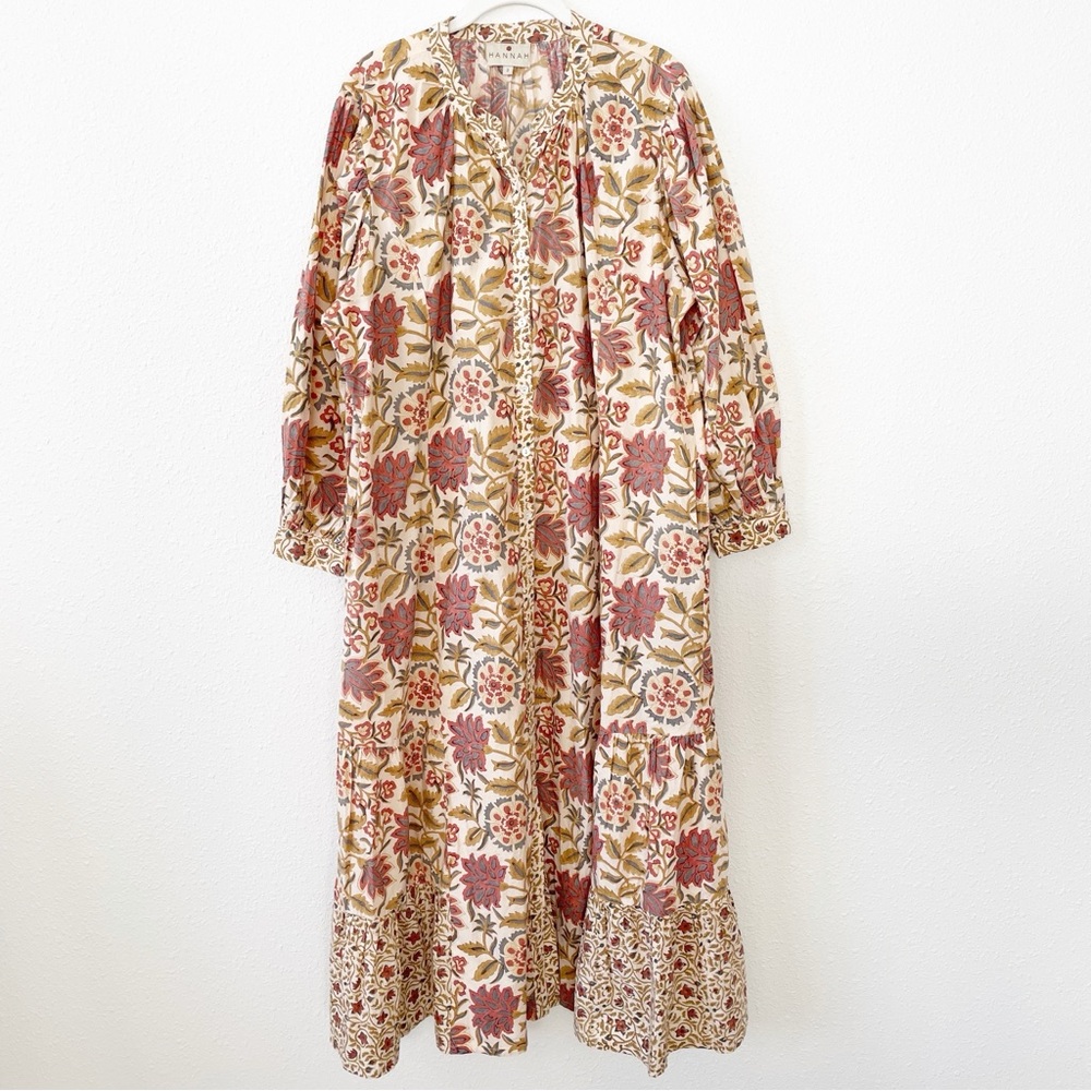 Hannah Artwear Adelia Dress in Myrtle Size 3 US 10 Bohemian Floral
